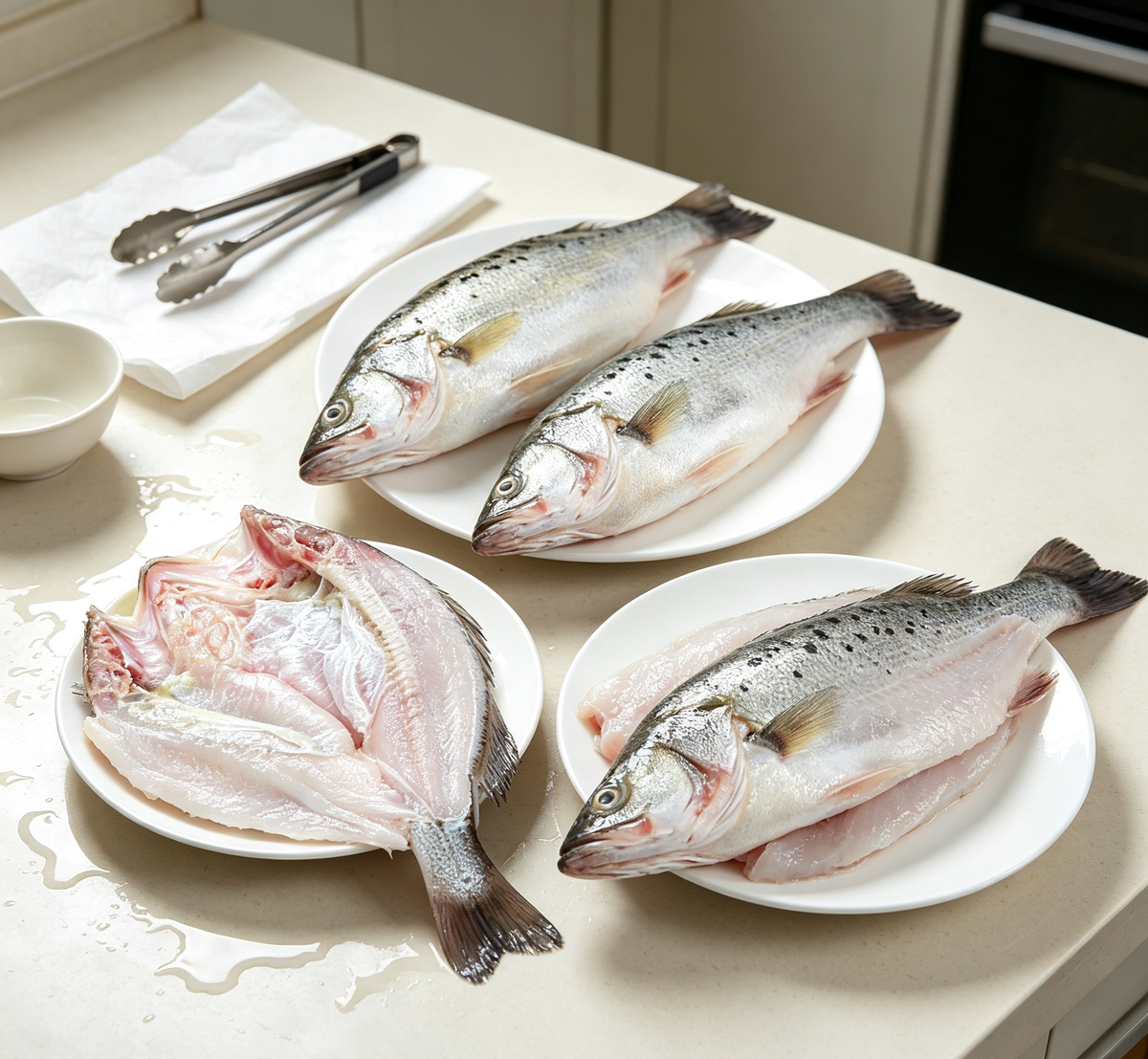 Fresh Whole & Filleted Sea Bass